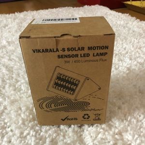 Solar Motion Sensor LED Lamp outdoor light